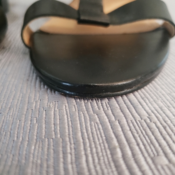 Marc Fisher Alina Ankle Strap Leather Upper Heel Sandals Size 8M - Picture 6 of 14